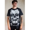 Tee Shirt Rock Darkside Clothing Skull Mens T-Shirt