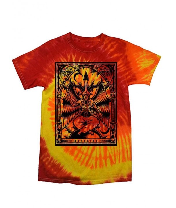 Tee Shirt Darkside Clothing Baphomet Red