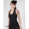 Top Queen Of Darkness Halter Top With Big Rings And Pockets