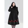 Manteau Hell Bunny Rosa Rossa