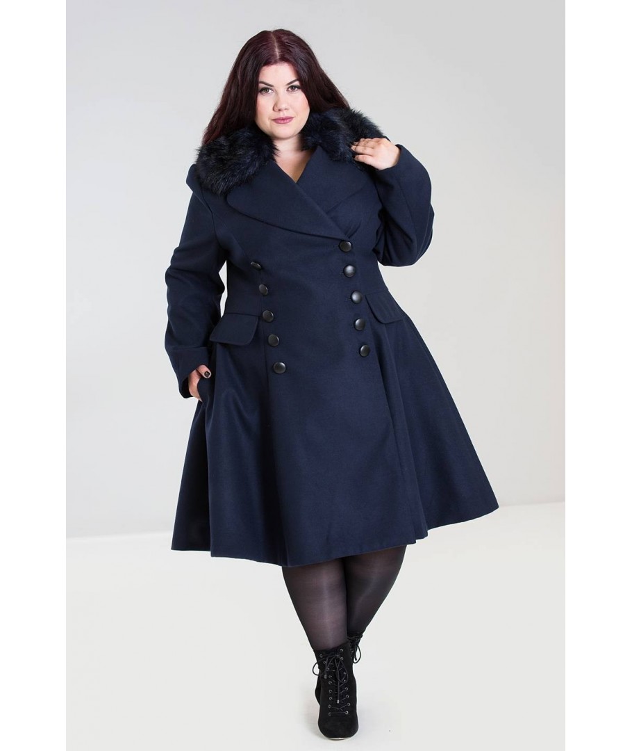 manteau femme grande taille original noir