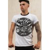 Tee Shirt Darkside Clothing Café Racer White