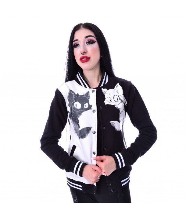 Veste Cupcake Cult Good Cat Bad Cat Varsity