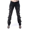 Pantalon Queen Of Darkness GOTHIC PANTS WITH LACING AND BUCKLES