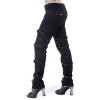 Pantalon Queen Of Darkness GOTHIC PANTS WITH LACING AND BUCKLES