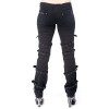 Pantalon Queen Of Darkness GOTHIC PANTS WITH LACING AND BUCKLES