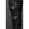 Pantalon Queen Of Darkness GOTHIC PANTS WITH LACING AND BUCKLES