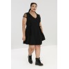 Robe Grande Taille Hell Bunny Belladonna Mini