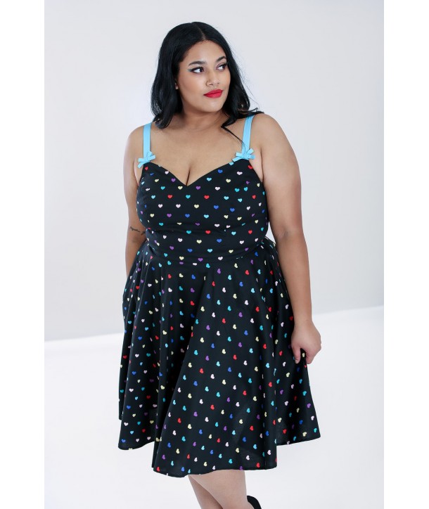 Robe Grande Taille Hell Bunny True Love Mid