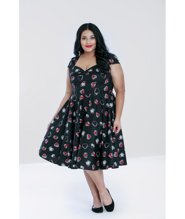 Robe Grande Taille Hell Bunny Petals 50S