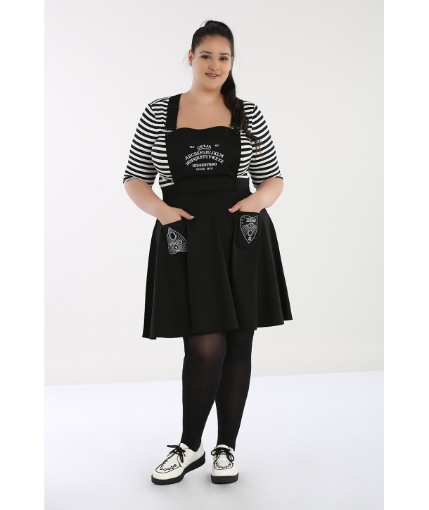 Robe Grande Taille Hell Bunny Samara Pinafore