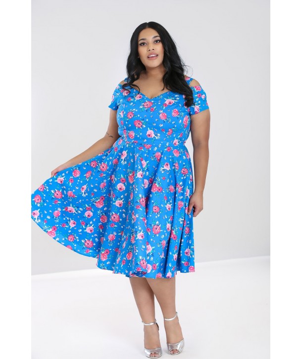 Robe Grande Taille Hell Bunny Chantilly 50S