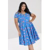 Robe Grande Taille Hell Bunny Chantilly 50S