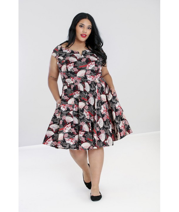 Robe Grande Taille Hell Bunny Lanah Mid