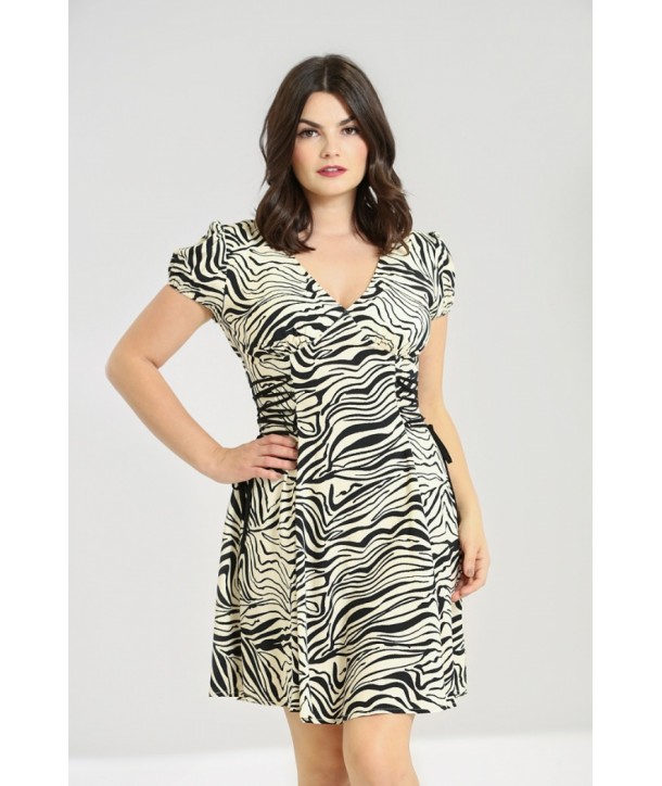 Robe Hell Bunny Zebra Mini