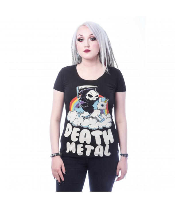 Tee Shirt Cupcake Cult Death Metal Clouds