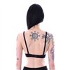 Soutien-gorge à pointes coniques CONE STUD Noir
