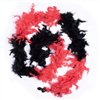 Boa en plumes FEATHER BOA Noir / Rouge