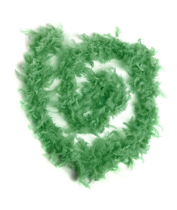 Boa en plumes FEATHER BOA Vert Foncé
