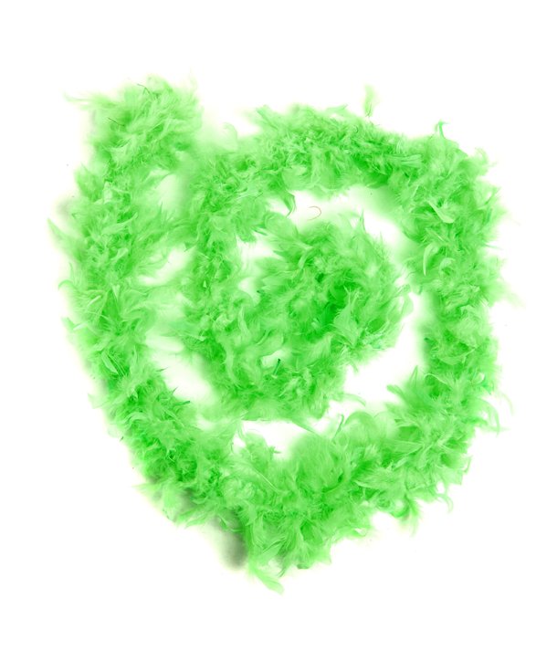 Boa en plumes FEATHER BOA Vert