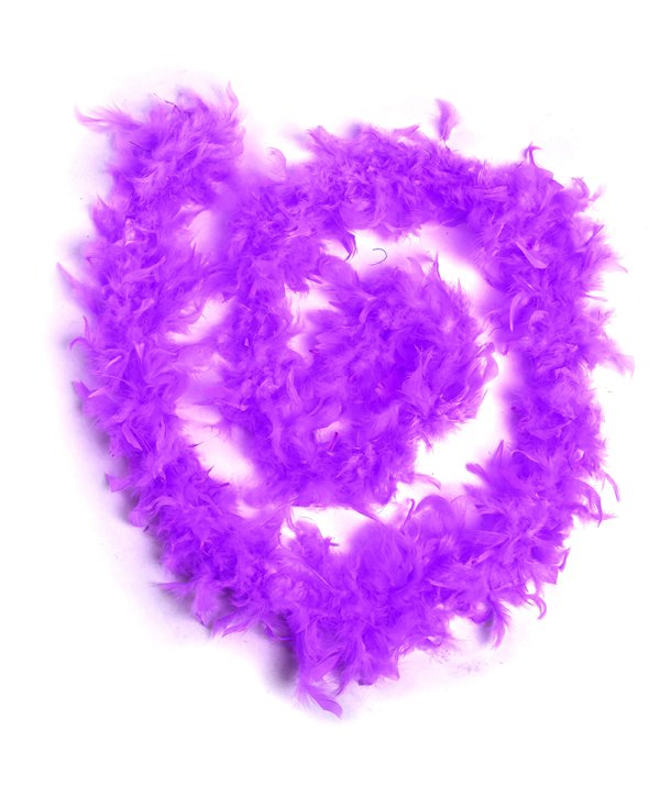 Boa en plumes FEATHER BOA Violet