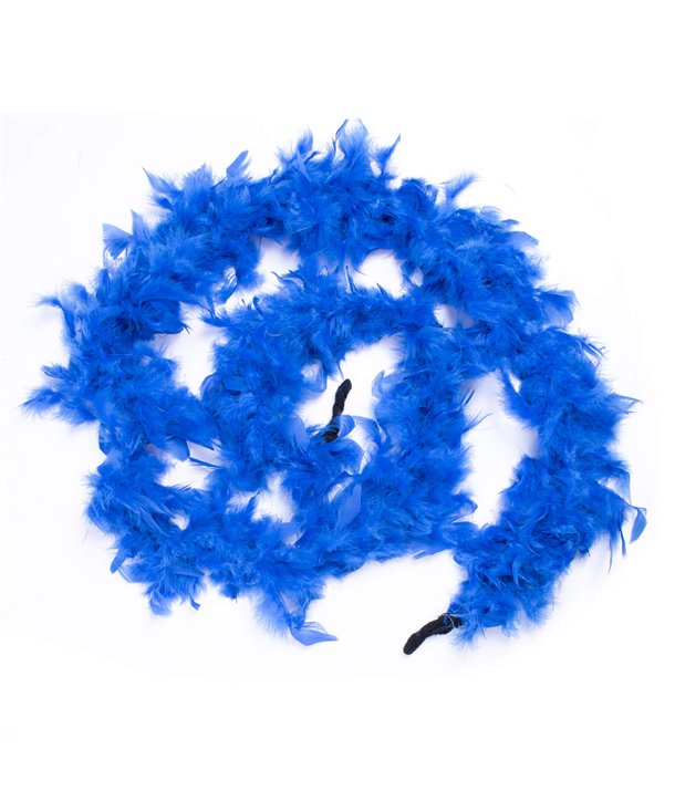 Boa en plumes FEATHER BOA Bleu Roi