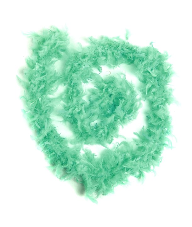 Boa en plumes FEATHER BOA Bleu