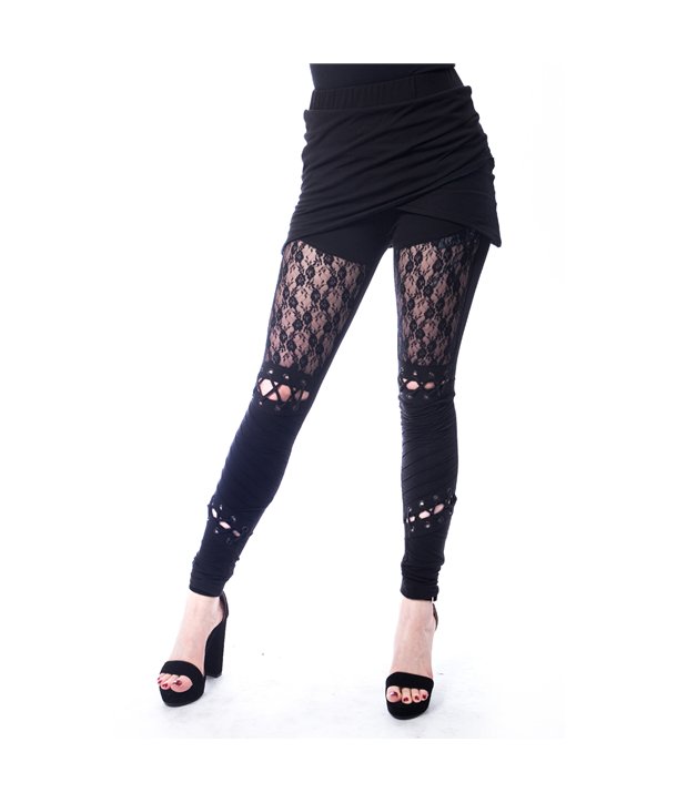 Leggings Femme MYTH Noir