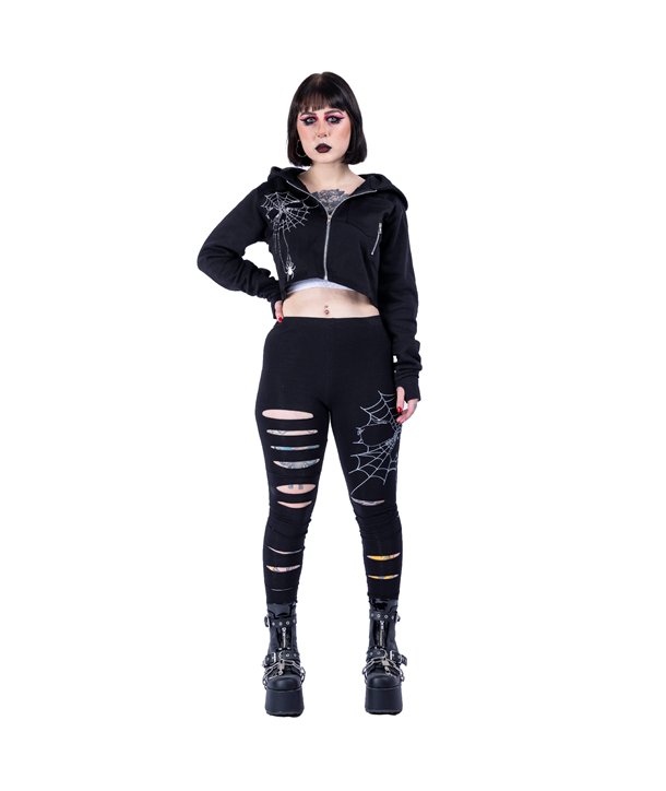 Leggings Femme WIDOW MAKER Noir