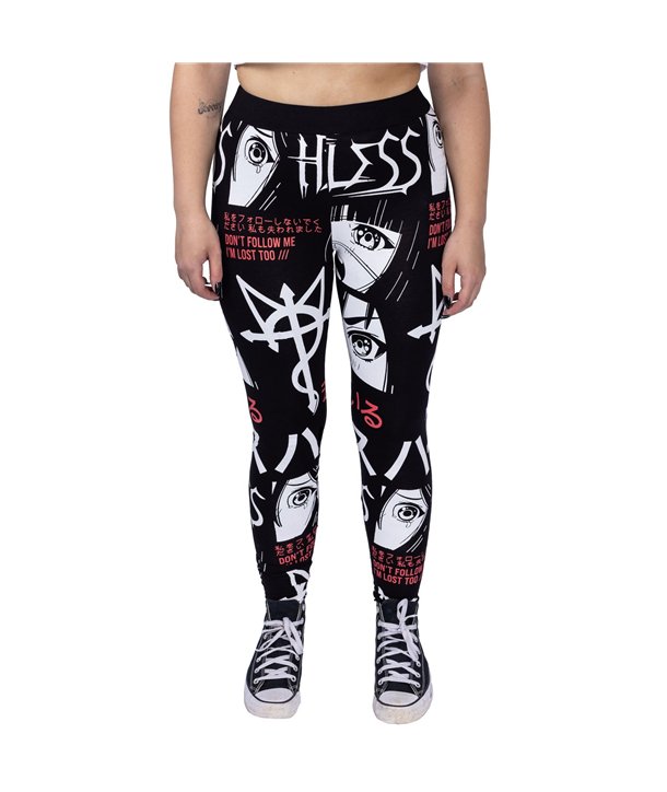 Leggings Femme I'M LOST Noir