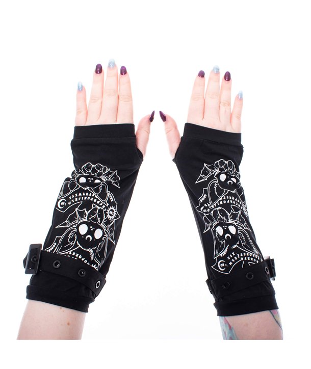 Arm Warmers - Protège-bras OUIJA BATSS Noir