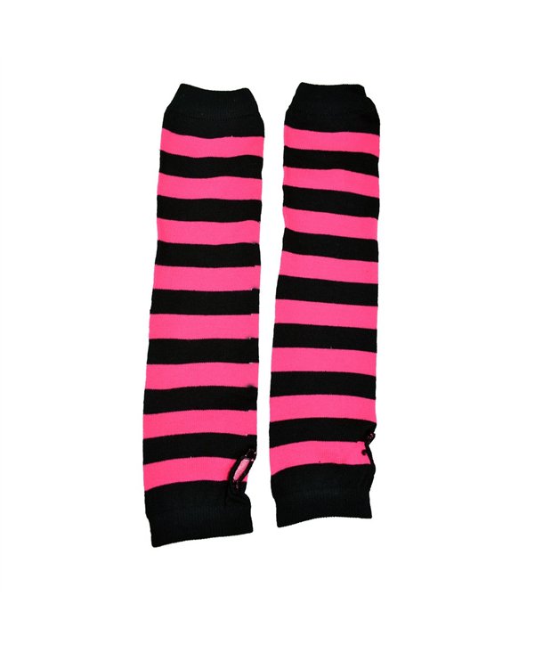 Arm Warmers - Protège-bras STRIPES Noir / Rose