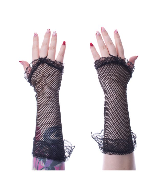 Gants LACE MESH Noir