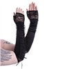 Gants LONG LACE Corset Noir