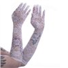 Gants LONG LACE Blanc