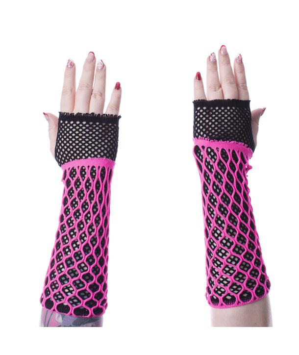 Gants LOLITA MESH Rose