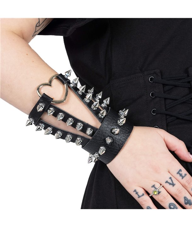 Bracelets MORIA HEART STUD Noir