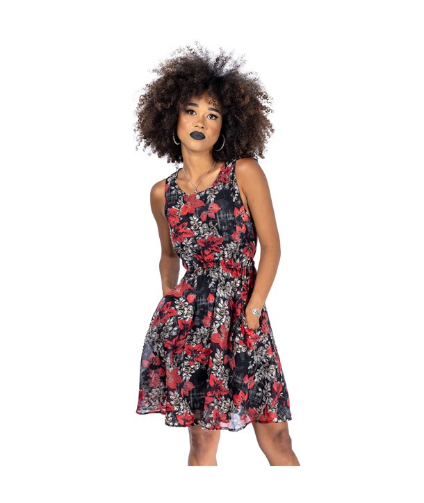Robes Femme BLAZING FLORALS Noir
