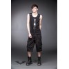 Top Queen Of Darkness Gothique Tank Top With Leather Look Cross