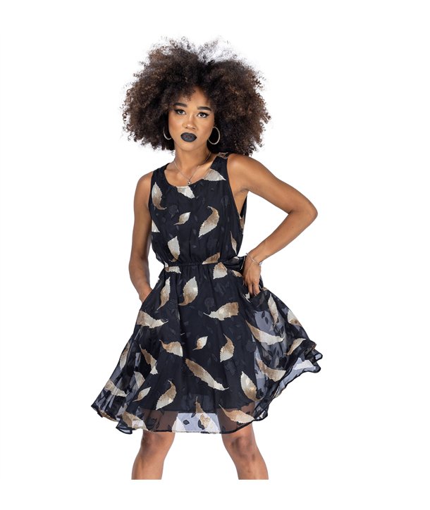 Robes Femme FALLEN LEAVES Noir