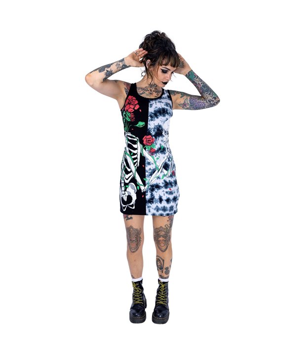 Robes Femme GARDEN SKULL Noir