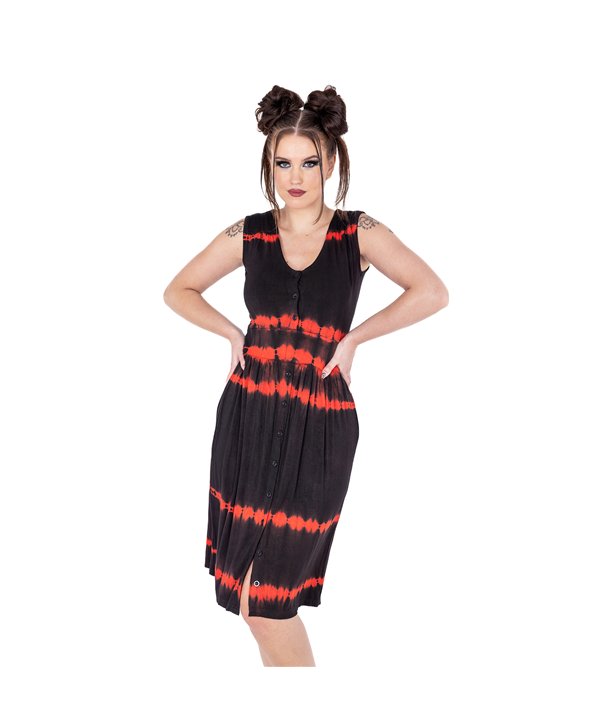 Robes Femme IONE Noir / Rouge