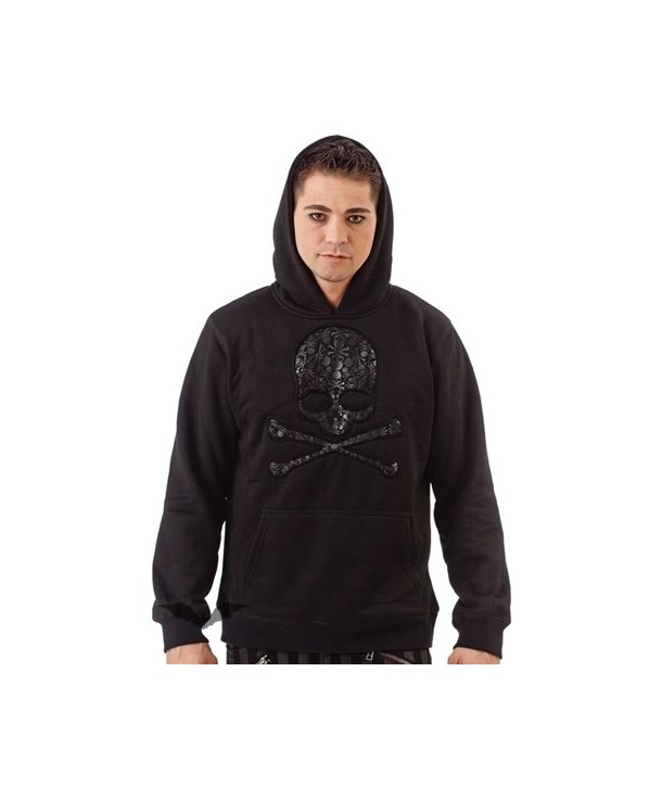 Sweat Shirt Queen Of Darkness Hooded Sweatshirt With ""Skull-in-Skull