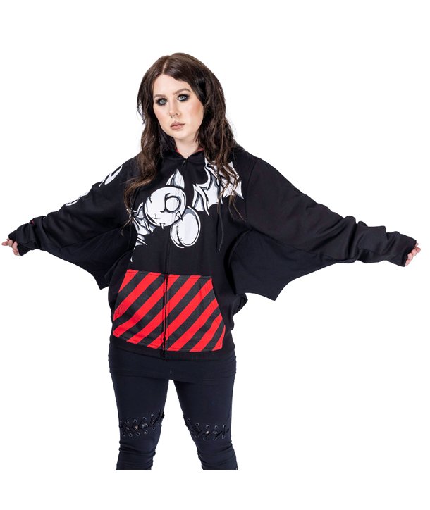 Sweat Shirts Femme BAT ATTACK Noir