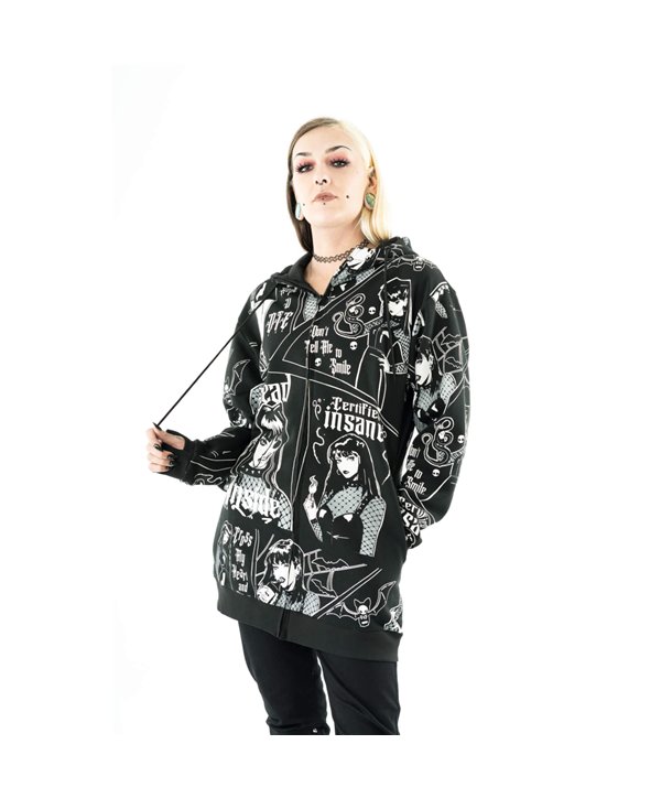 Sweat Shirts Femme CERTIFIED INSANE Noir