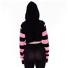 Sweat Shirts Femme CUTE KITTY Noir / Rose