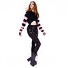 Sweat Shirts Femme CUTE KITTY Noir / Rose