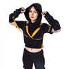 Sweat Shirts Femme DYSTOPIAN Noir