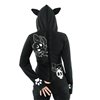 Sweat Shirts Femme GAME OVER Noir