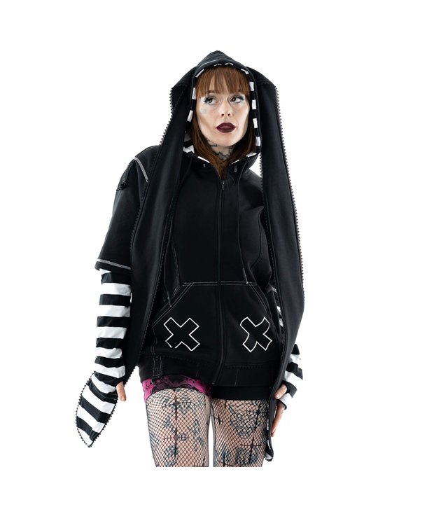 Sweat Shirts Femme HYPNO BUNNY Noir